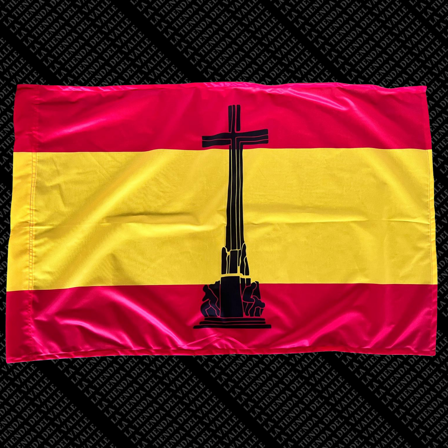 BANDERA ESPAÑA "CRUZ DEL VALLE DE LOS CAIDOS"